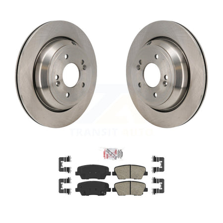 Rear Disc Brake Rotors And Ceramic Pads Kit For Hyundai Equus Kia K900 K8A-107900