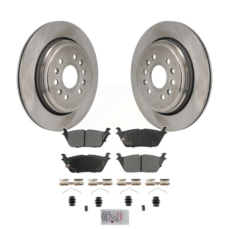 Rear Disc Brake Rotors And Semi-Metallic Pads Kit For Ram 1500 Jeep Wagoneer Grand L K8A-107902