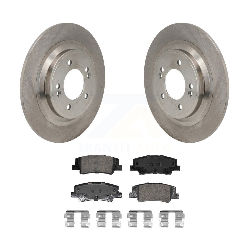 Rear Disc Brake Rotors And Ceramic Pads Kit For Hyundai Tucson Kia Sportage K8A-107904