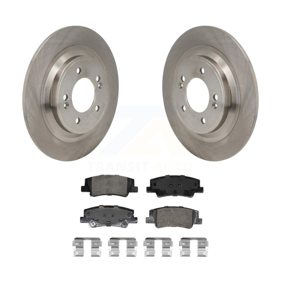 Rear Disc Brake Rotors And Ceramic Pads Kit For Hyundai Tucson Kia Sportage K8A-107904