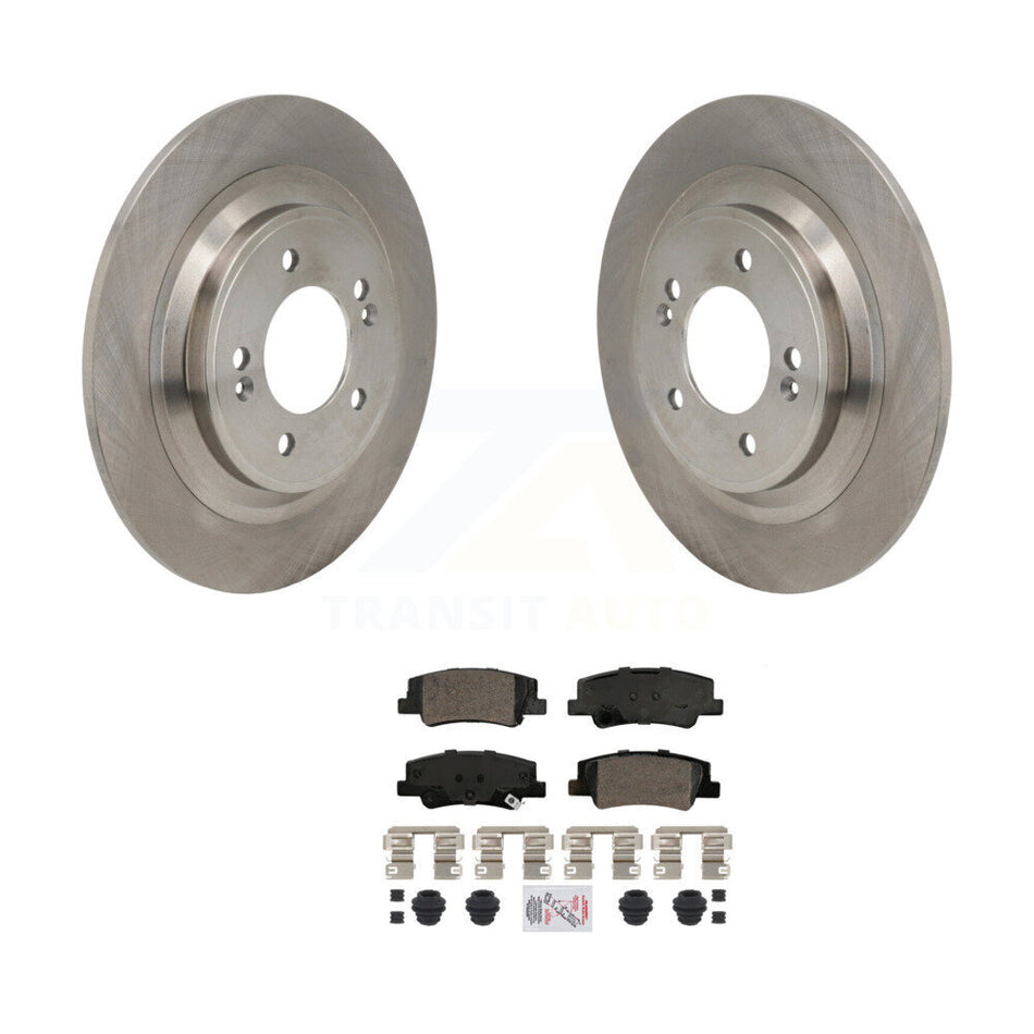 Rear Disc Brake Rotors And Ceramic Pads Kit For Hyundai Tucson Kia Sportage K8A-107905