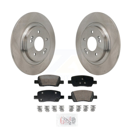 Rear Disc Brake Rotors And Ceramic Pads Kit For Hyundai Santa Fe Kia Sorento GAS engine K8A-107906