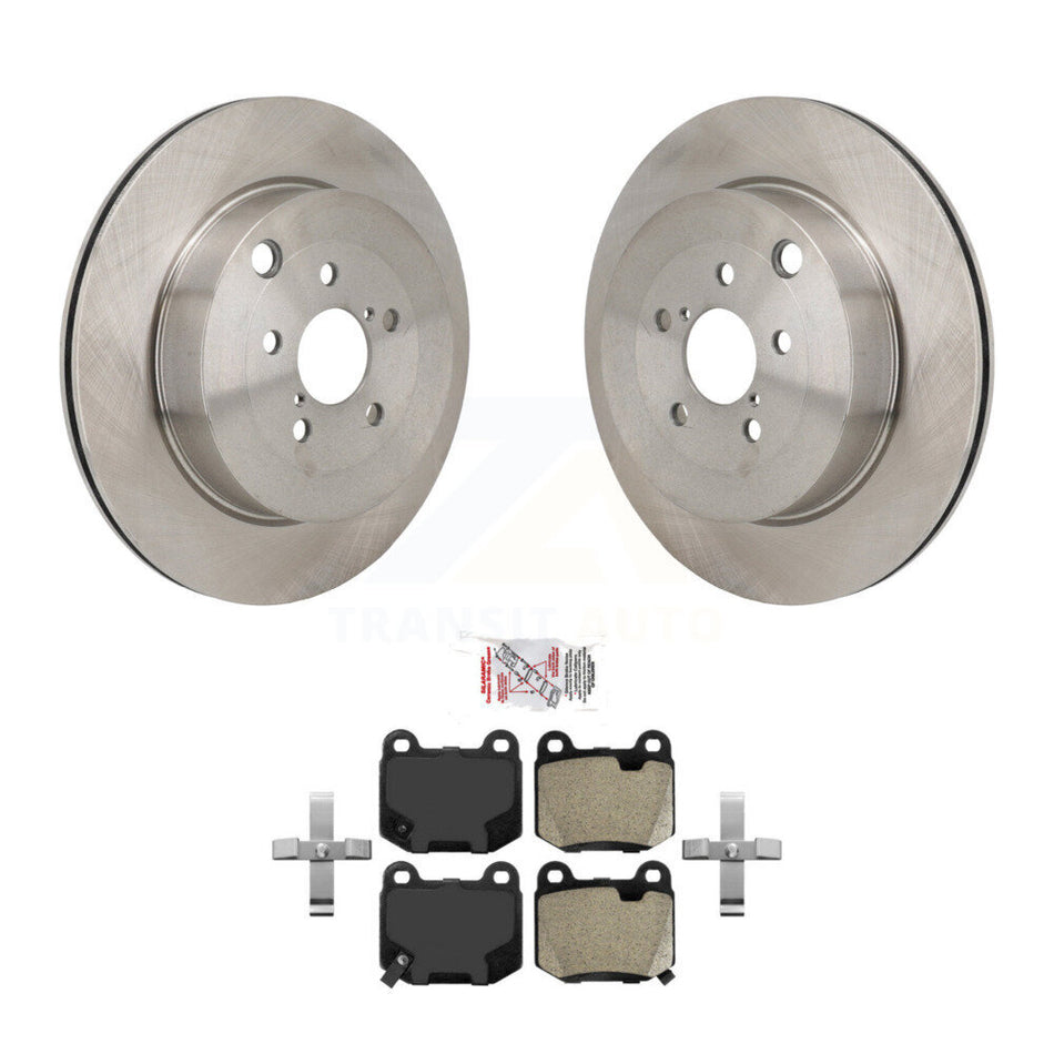 Rear Disc Brake Rotor & Semi-Metallic Pad Kit For Subaru BRZ Toyota 86 With Brembo Brakes K8A-107910