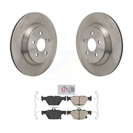 Rear Brake Rotor & Ceramic Pad Kit For 21-23 Subaru Crosstrek With Electric Parking K8A-107912
