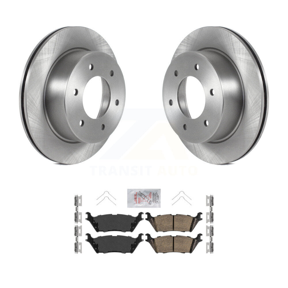 Rear Disc Brake Rotors And Ceramic Pads Kit For 2022-2023 Ford Bronco 3.0L K8A-107917
