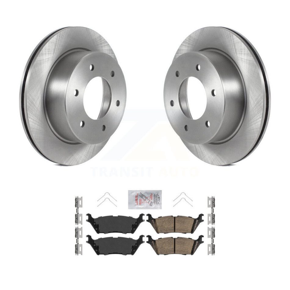 Rear Disc Brake Rotors And Ceramic Pads Kit For 2022-2023 Ford Bronco 3.0L K8A-107917