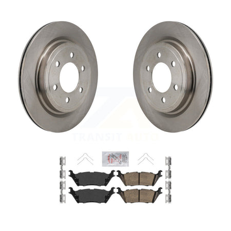 Rear Brake Rotors & Ceramic Pad Kit For Ford F-150 Lightning Expedition Lincoln Navigator K8A-107921
