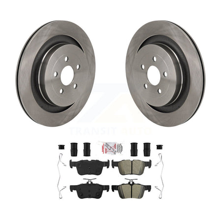 Rear Disc Brake Rotors And Semi-Metallic Pads Kit For Ford Edge Lincoln Nautilus K8A-107940