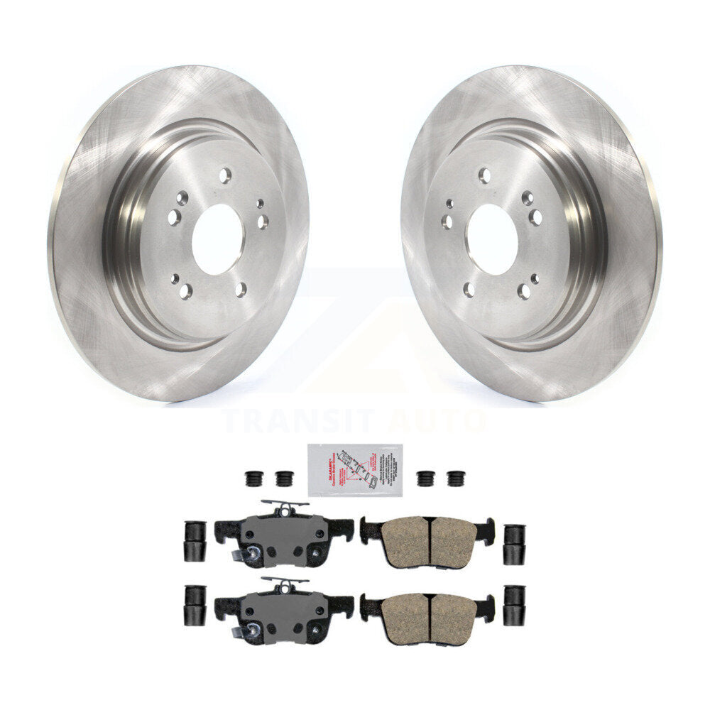 Rear Disc Brake Rotors And Ceramic Pads Kit For 2022-2024 Acura RDX K8A-109284