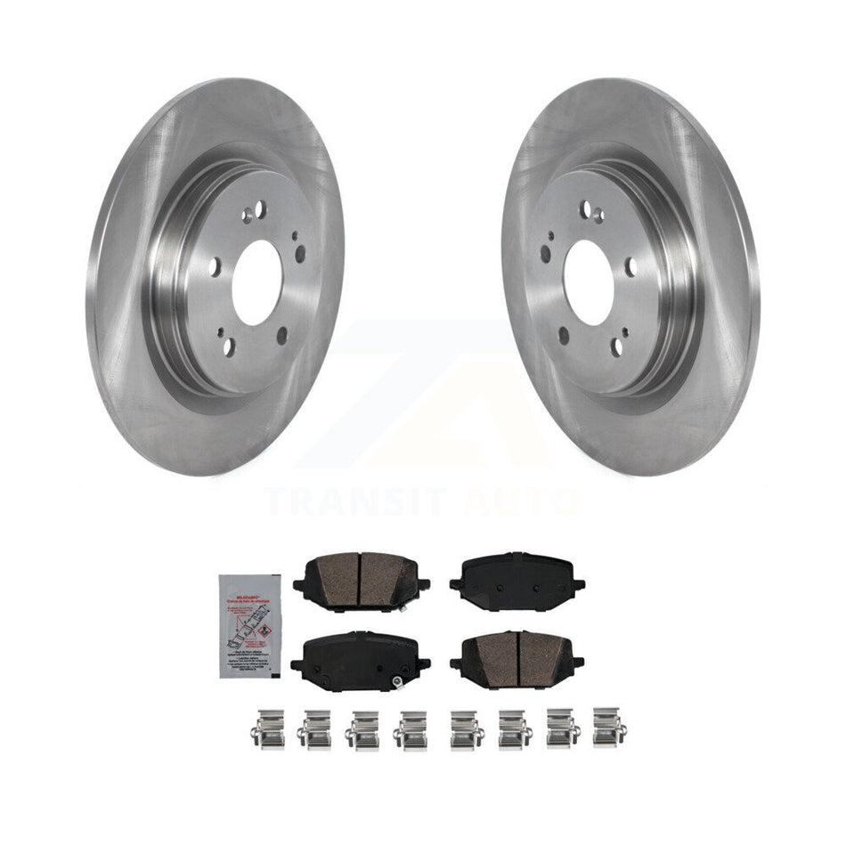 Rear Disc Brake Rotors And Ceramic Pads Kit For 2023-2024 Honda Pilot K8A-109289