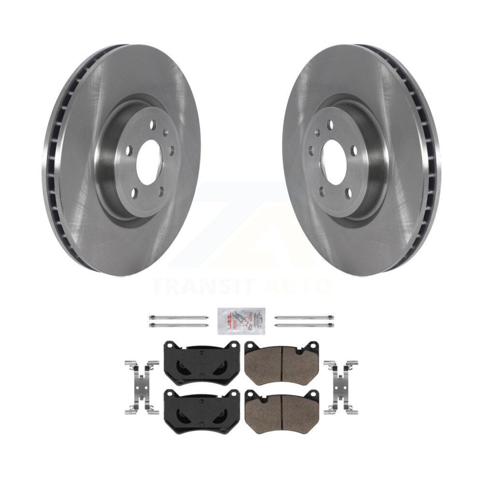 Front Disc Brake Rotor & Ceramic Pad Kit For 2021 Audi Q5 With 350mm Diameter K8A-109305