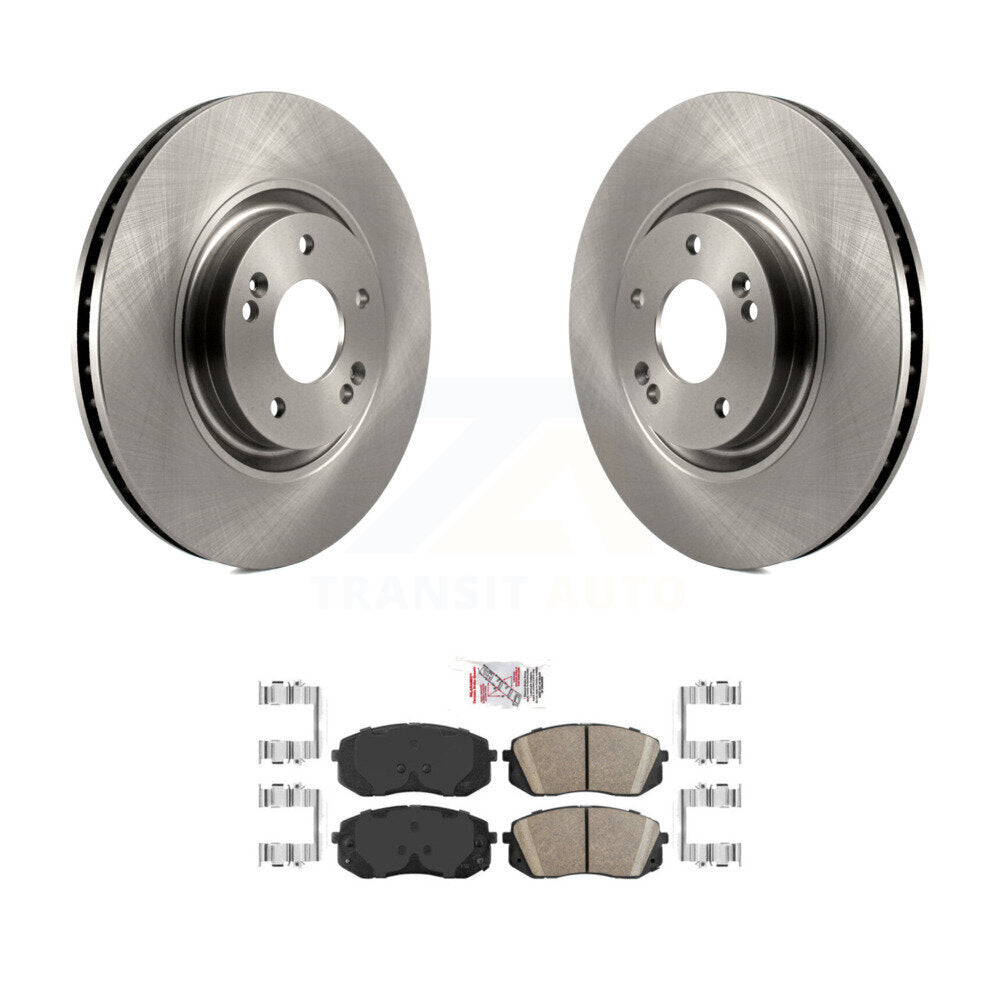 Front Disc Brake Rotor And Ceramic Pad Kit For Kia Optima With 320mm Diameter K8A-109309