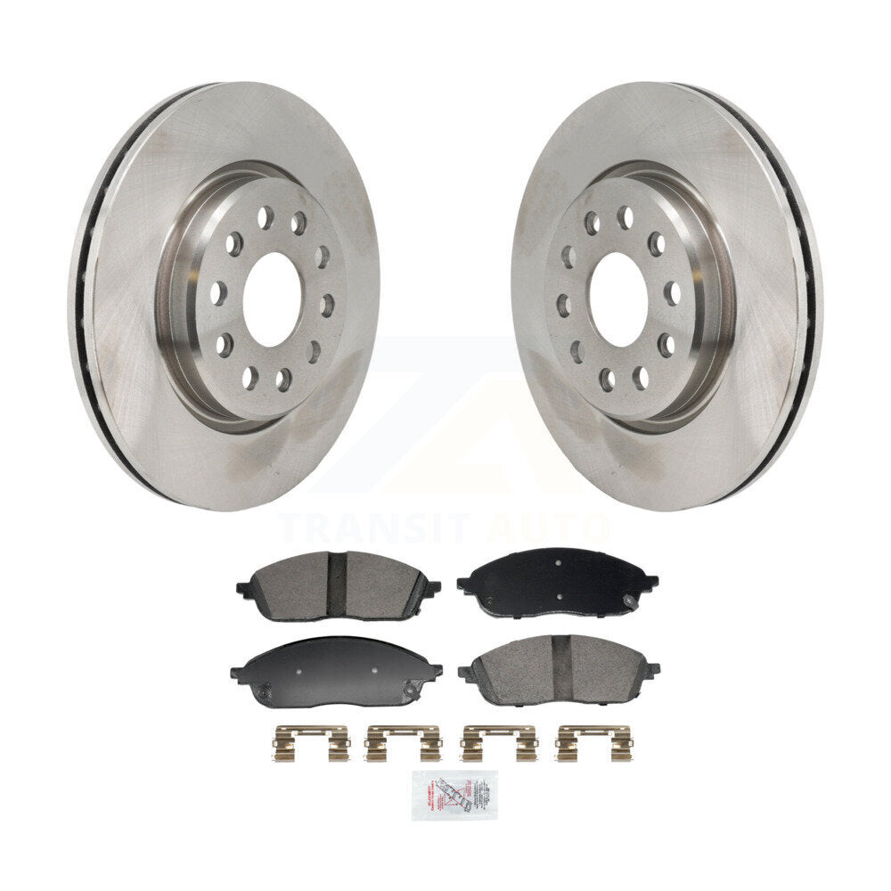 Front Disc Brake Rotors And Ceramic Pads Kit For Jeep Grand Cherokee L K8A-109313