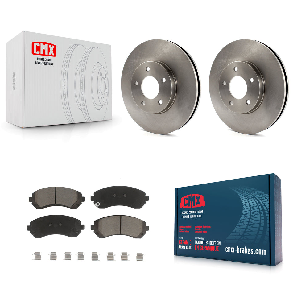 Front Disc Brake Rotors And Ceramic Pads Kit For Buick Rendezvous Chevrolet Venture Pontiac Montana Aztek Oldsmobile Silhouette AWD K8C-100035