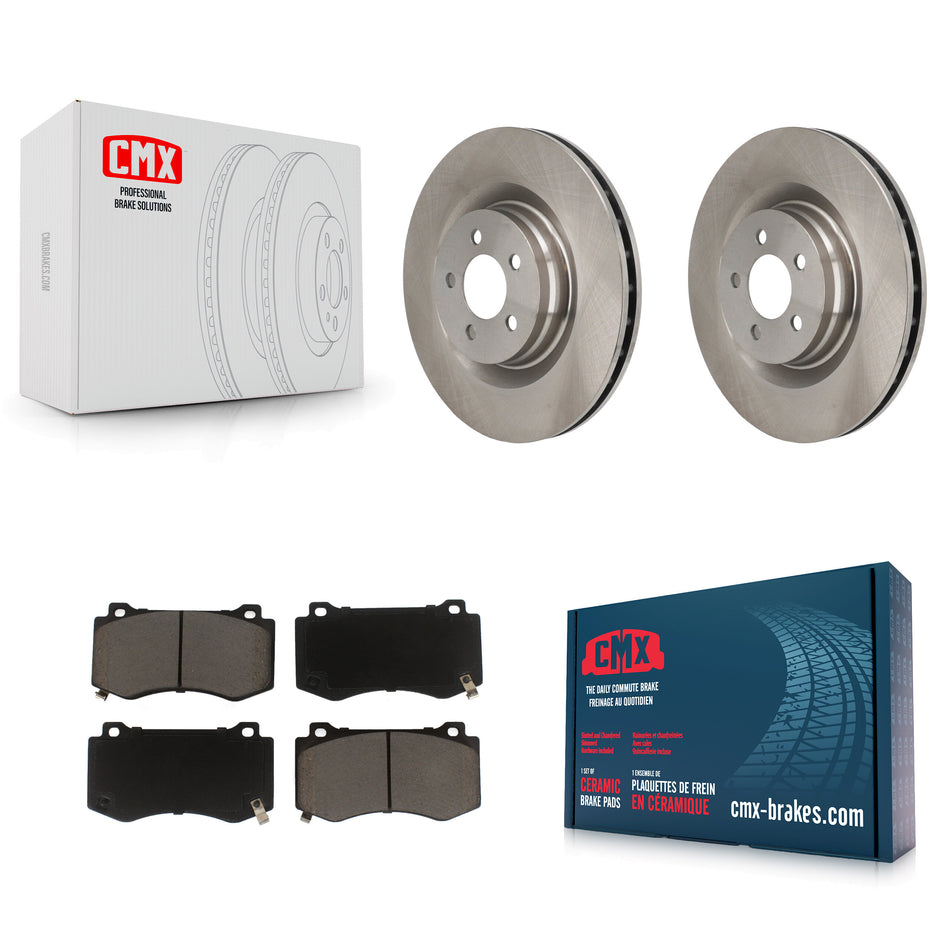 Front Disc Brake Rotors And Ceramic Pads Kit For Dodge Charger Chrysler 300 Challenger Magnum K8C-100069