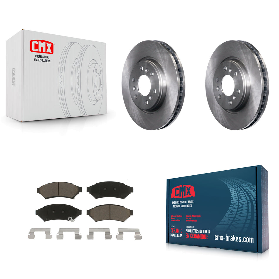 Front Disc Brake Rotors And Ceramic Pads Kit For Chevrolet Uplander Buick Terraza Pontiac Montana Saturn Relay K8C-100082