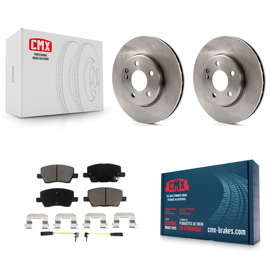 Front Disc Brake Rotors And Ceramic Pads Kit For 2006-2011 Mercedes-Benz B200 K8C-100092