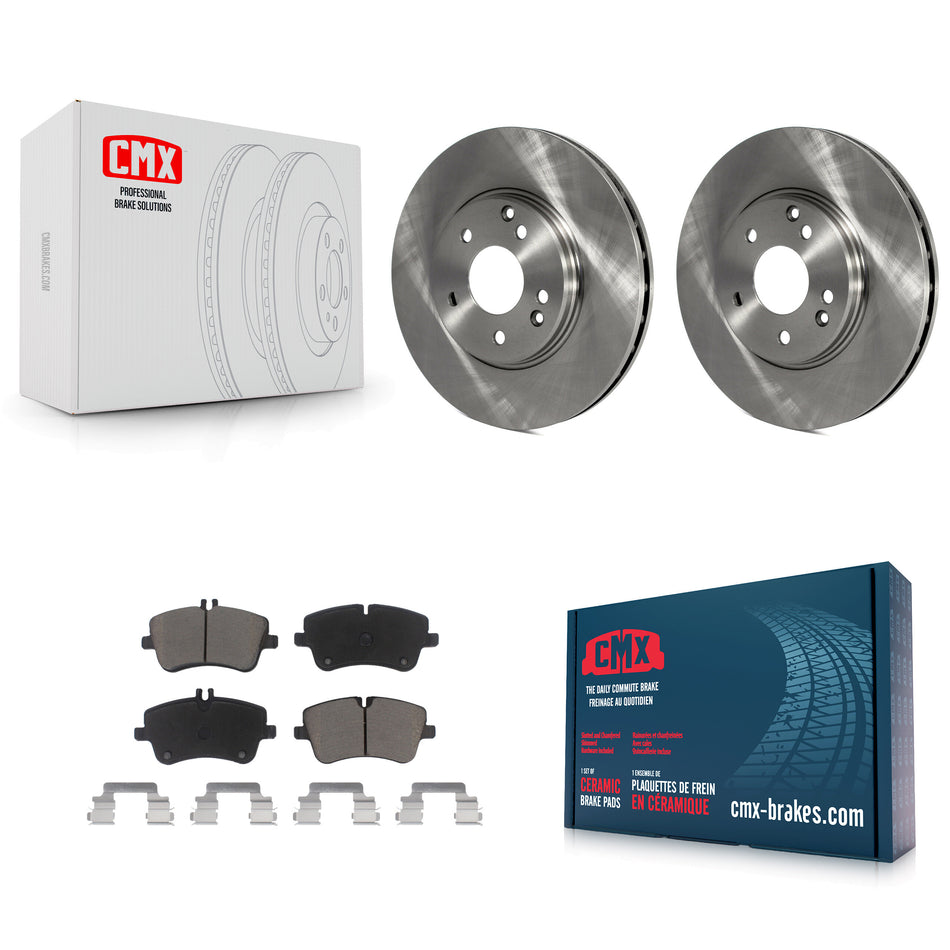 Front Disc Brake Rotors And Ceramic Pads Kit For Mercedes-Benz C240 CLK350 C320 C280 CLK320 SLK280 SLK300 C350 K8C-100154