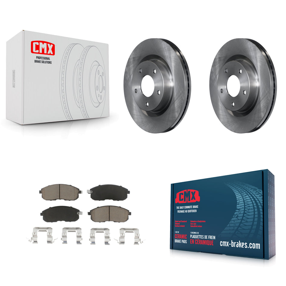 Front Disc Brake Rotors And Ceramic Pads Kit For Nissan Altima K8C-100202