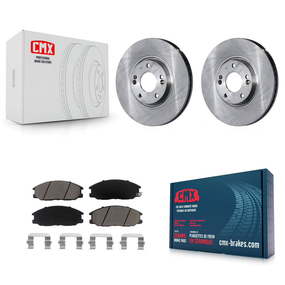 Front Disc Brake Rotors And Ceramic Pads Kit For Kia Amanti Hyundai XG350 K8C-100211