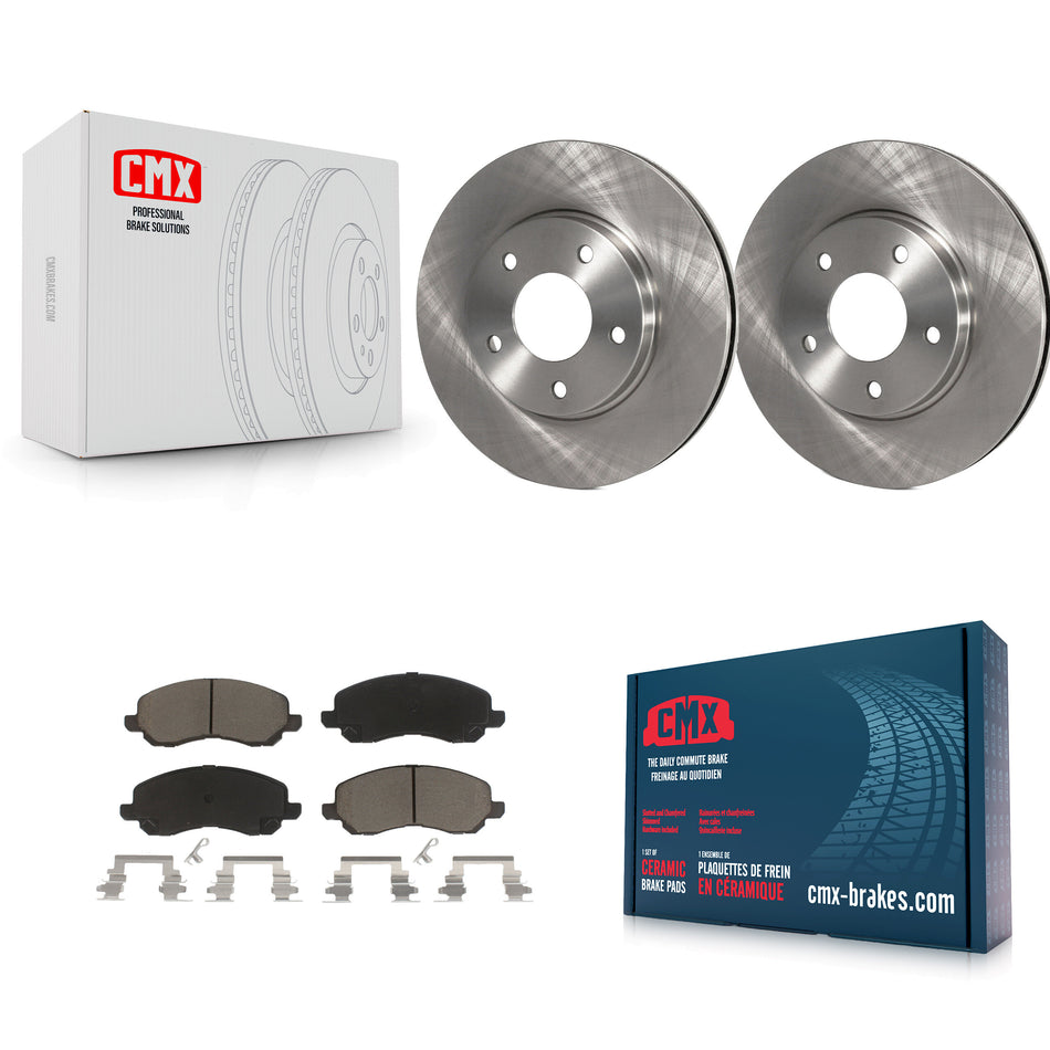 Front Disc Brake Rotors And Ceramic Pads Kit For Mitsubishi Chrysler Sebring Dodge Stratus Galant Eclipse Lancer Outlander K8C-100275