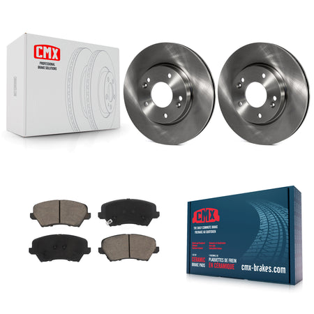 Front Brake Rotor & Ceramic Pad Kit For Kia Forte Hyundai Elantra GT Veloster Forte5 Koup K8C-100280