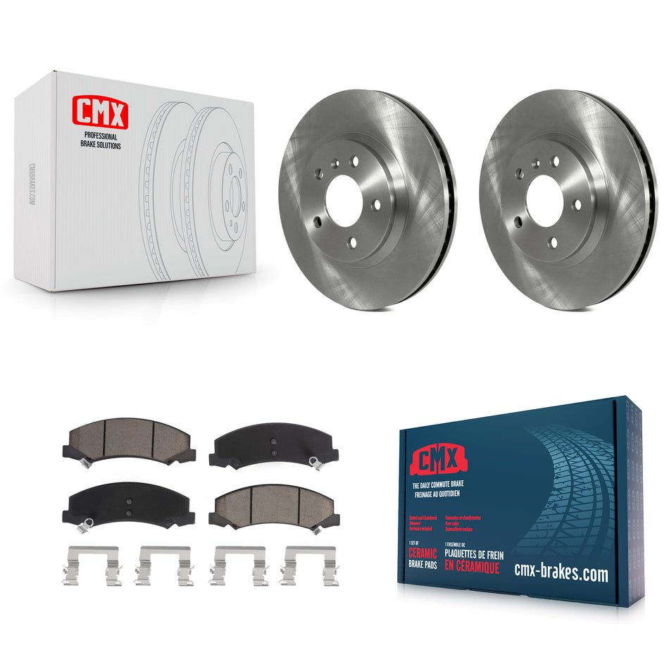 Front Disc Brake Rotors And Ceramic Pads Kit For Chevrolet Impala Buick Lucerne Limited Monte Carlo K8C-100306