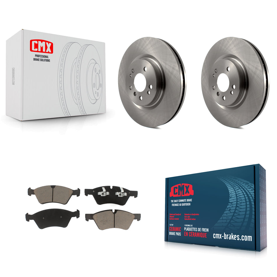 Front Disc Brake Rotors And Ceramic Pads Kit For Mercedes-Benz ML350 R350 ML500 ML320 R500 R320 ML450 K8C-100387