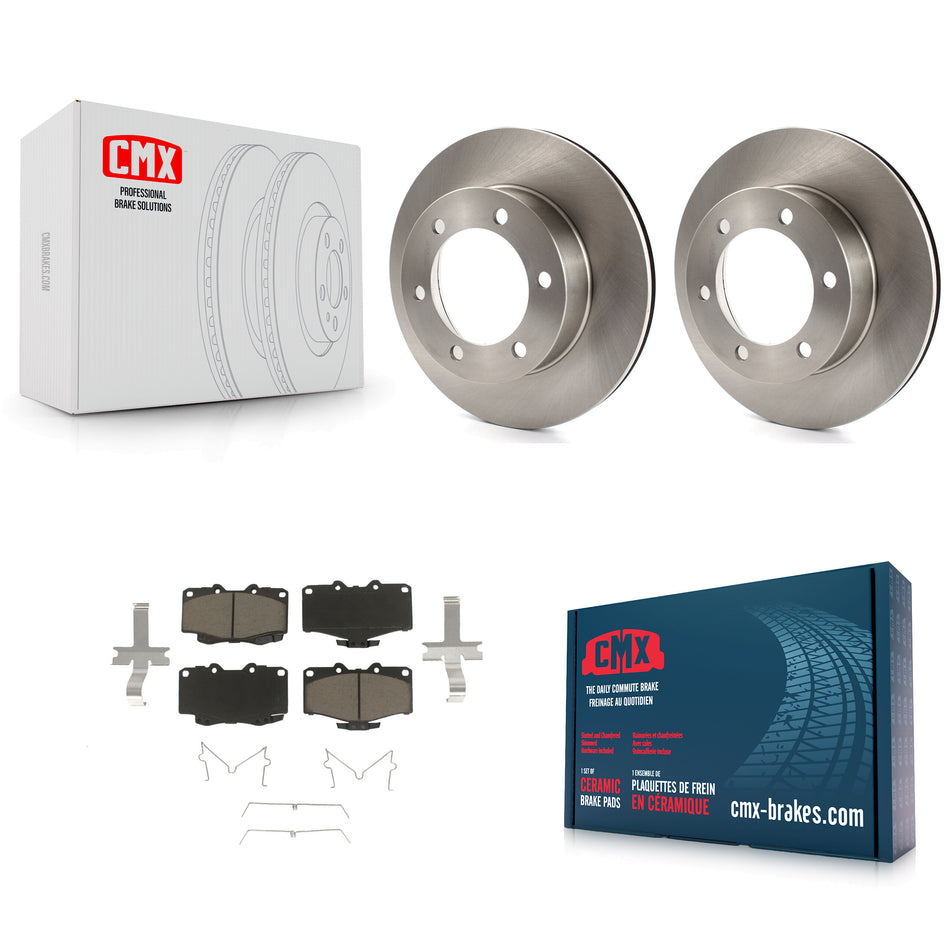 Front Disc Brake Rotors And Ceramic Pads Kit For Toyota 4Runner Tacoma K8C-100423