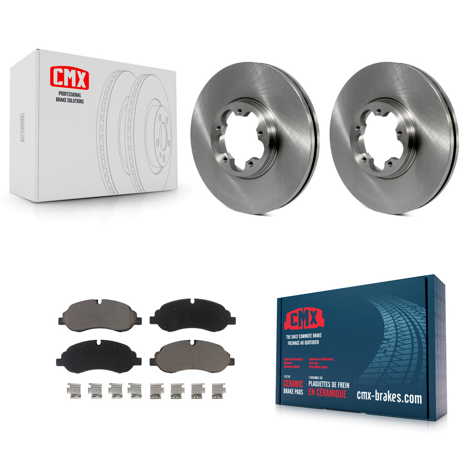 Front Disc Brake Rotors And Ceramic Pads Kit For Ford Transit-250 Transit-350 Transit-150 K8C-100446