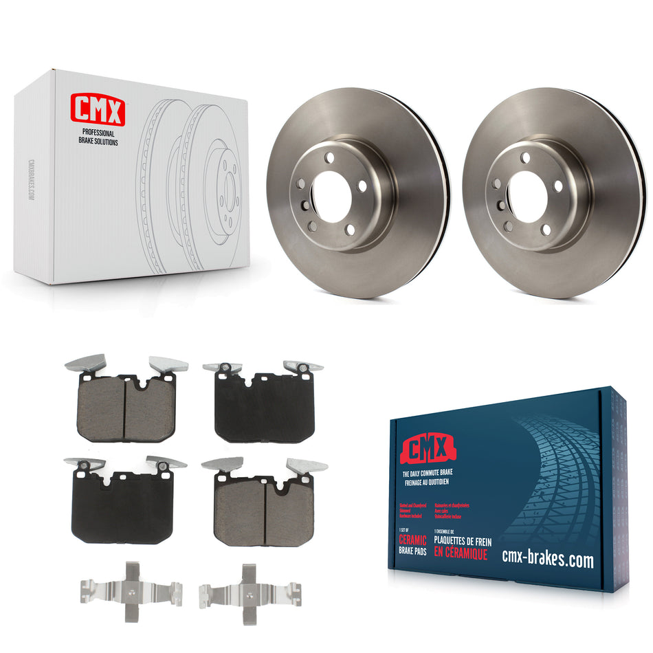 Front Disc Brake Rotors And Ceramic Pads Kit For BMW 328i 428i 330i xDrive 335i Gran Coupe 228i 440i 340i M240i 435i ActiveHybrid 3 GT K8C-100516