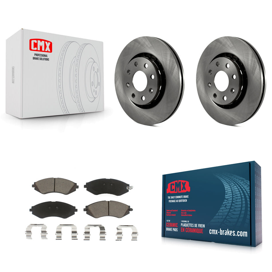 Front Disc Brake Rotors And Ceramic Pads Kit For Chevrolet Aveo Spark Aveo5 EV Pontiac G3 Daewoo Lanos Suzuki Wave Wave5 Swift+ K8C-100524