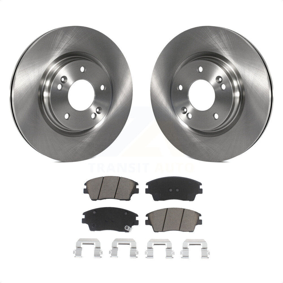 Front Disc Brake Rotors And Ceramic Pads Kit For Hyundai Elantra Tucson Kia Sportage K8C-100537