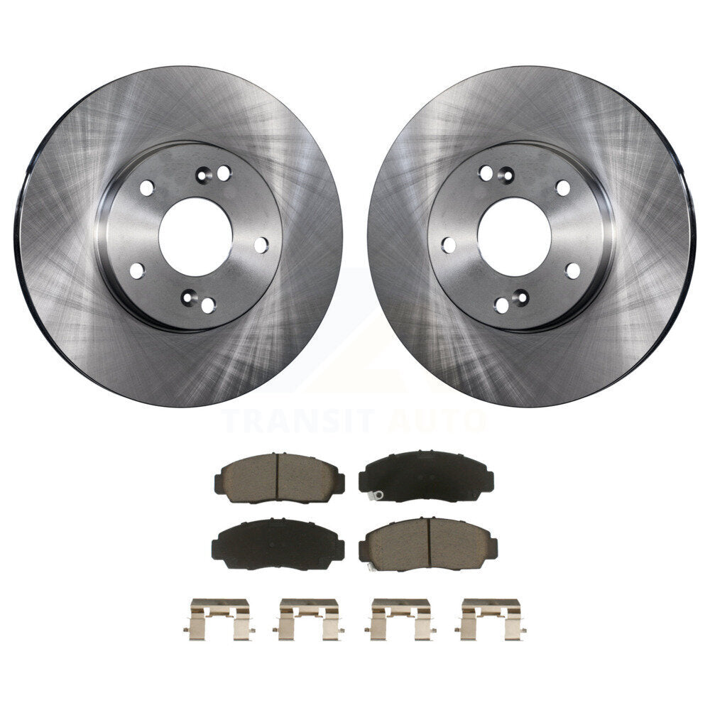 Front Brake Rotor & Ceramic Pad Kit For 2005 Honda Accord With 282mm Diameter K8C-100552