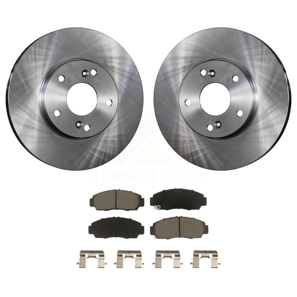 Front Brake Rotor & Ceramic Pad Kit For 2005 Honda Accord With 282mm Diameter K8C-100552