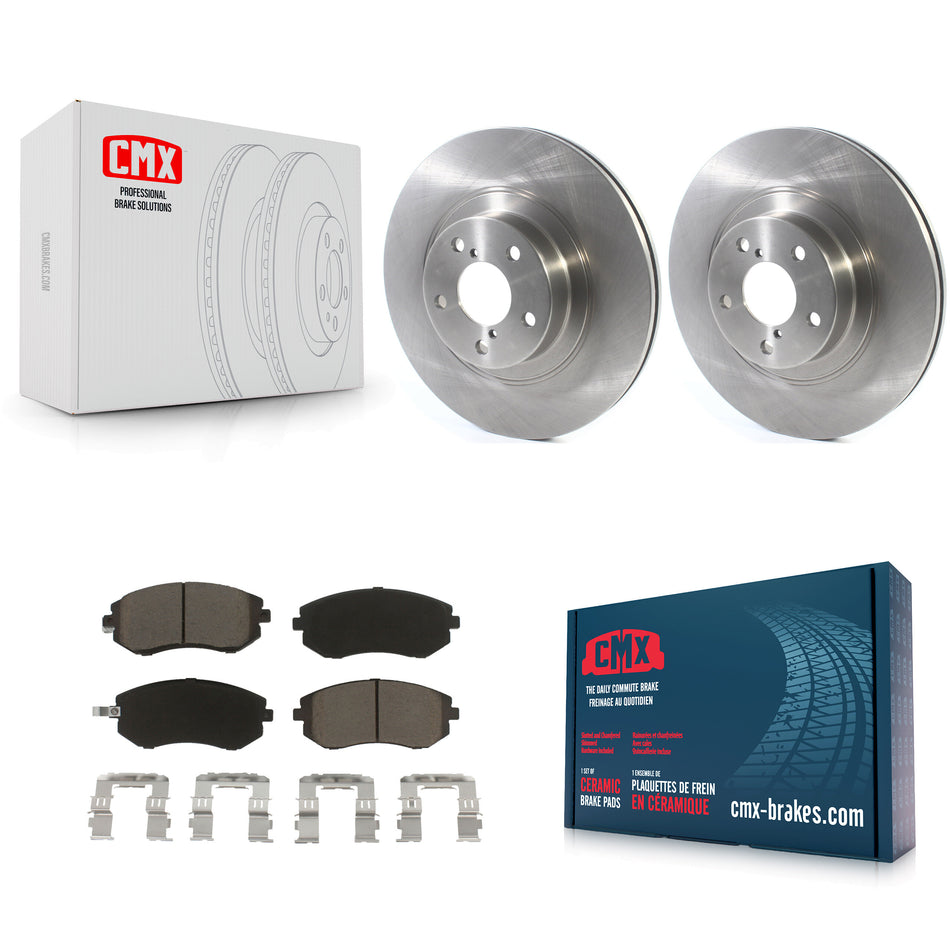 Front Disc Brake Rotors And Ceramic Pads Kit For Subaru Outback Legacy Forester Impreza Baja K8C-100567