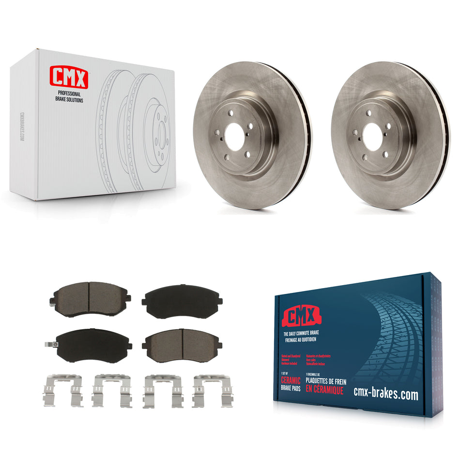 Front Disc Brake Rotors And Ceramic Pads Kit For Subaru Legacy K8C-100571
