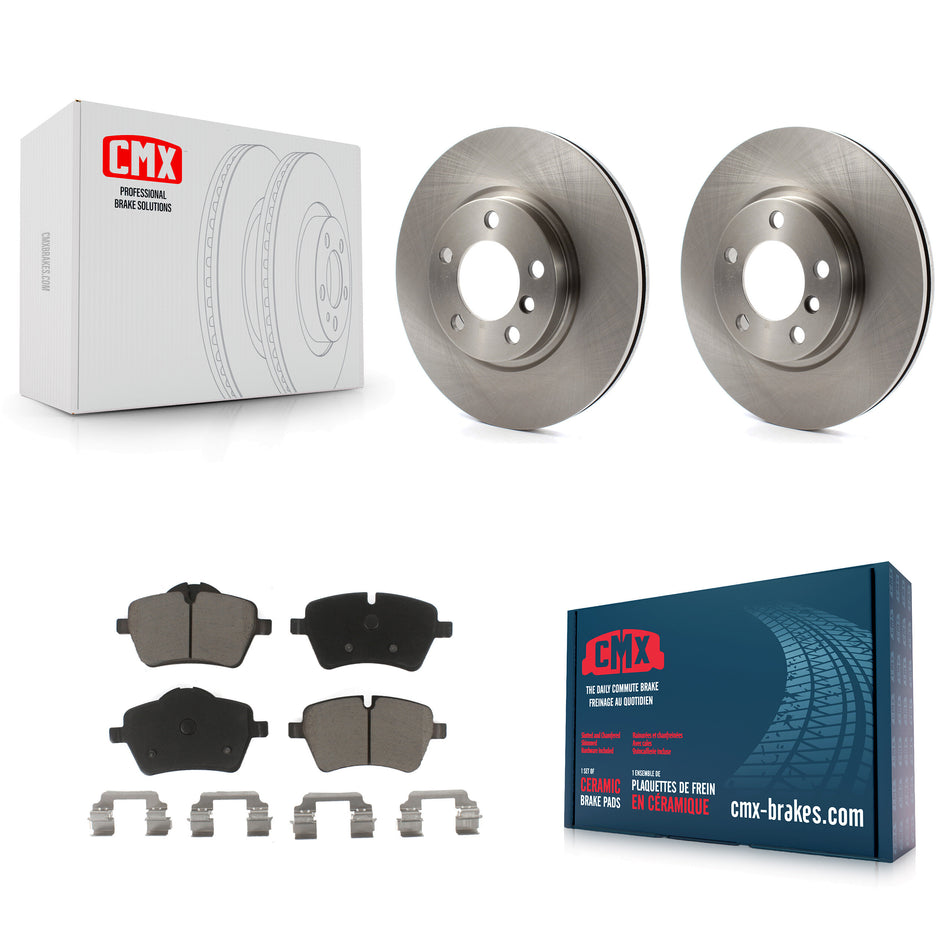 Front Disc Brake Rotors And Ceramic Pads Kit For Mini Cooper Countryman Paceman K8C-100597