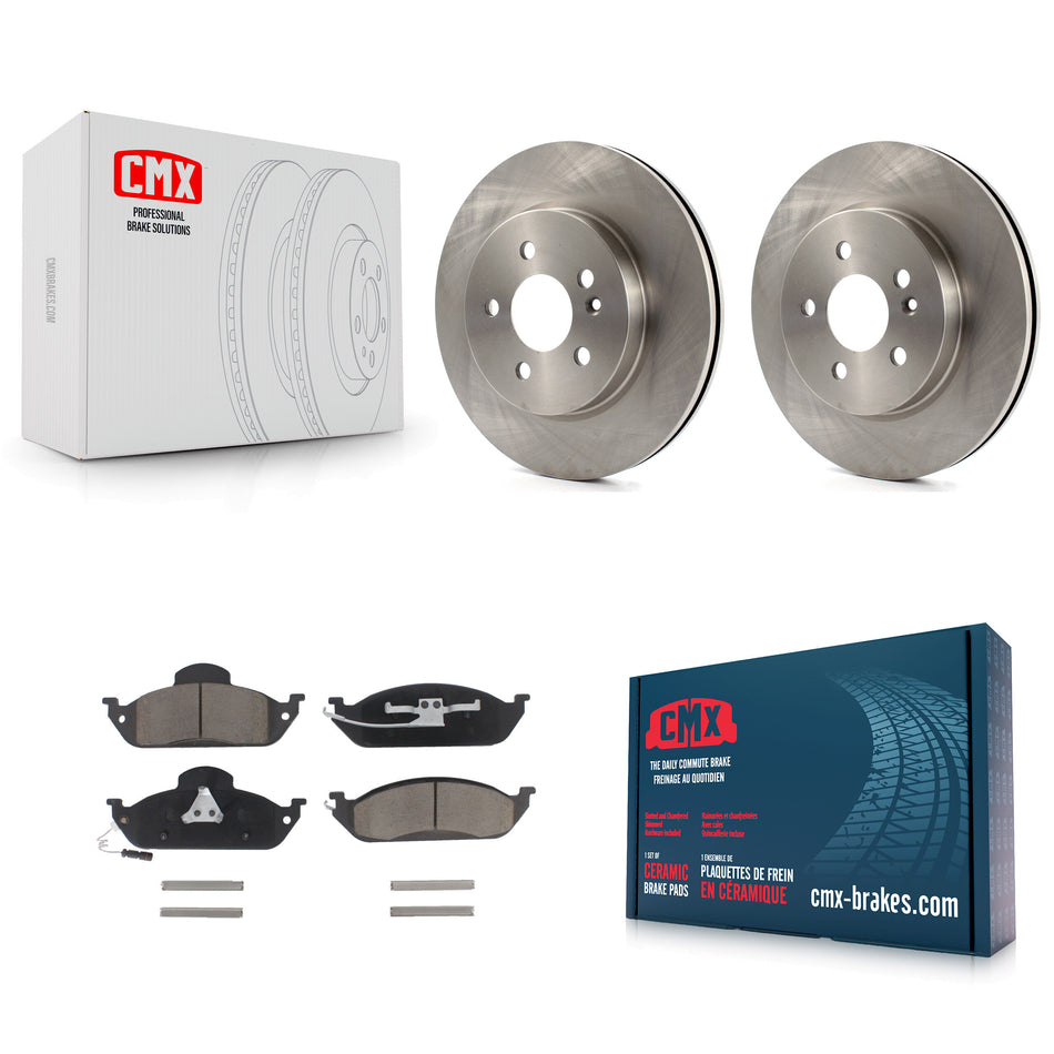 Front Disc Brake Rotors And Ceramic Pads Kit For Mercedes-Benz ML320 ML350 ML430 K8C-100629