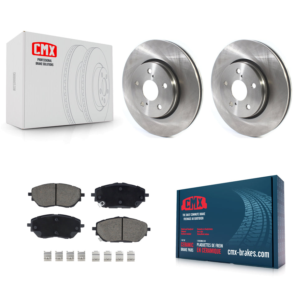 Front Disc Brake Rotors And Ceramic Pads Kit For Toyota C-HR K8C-100681