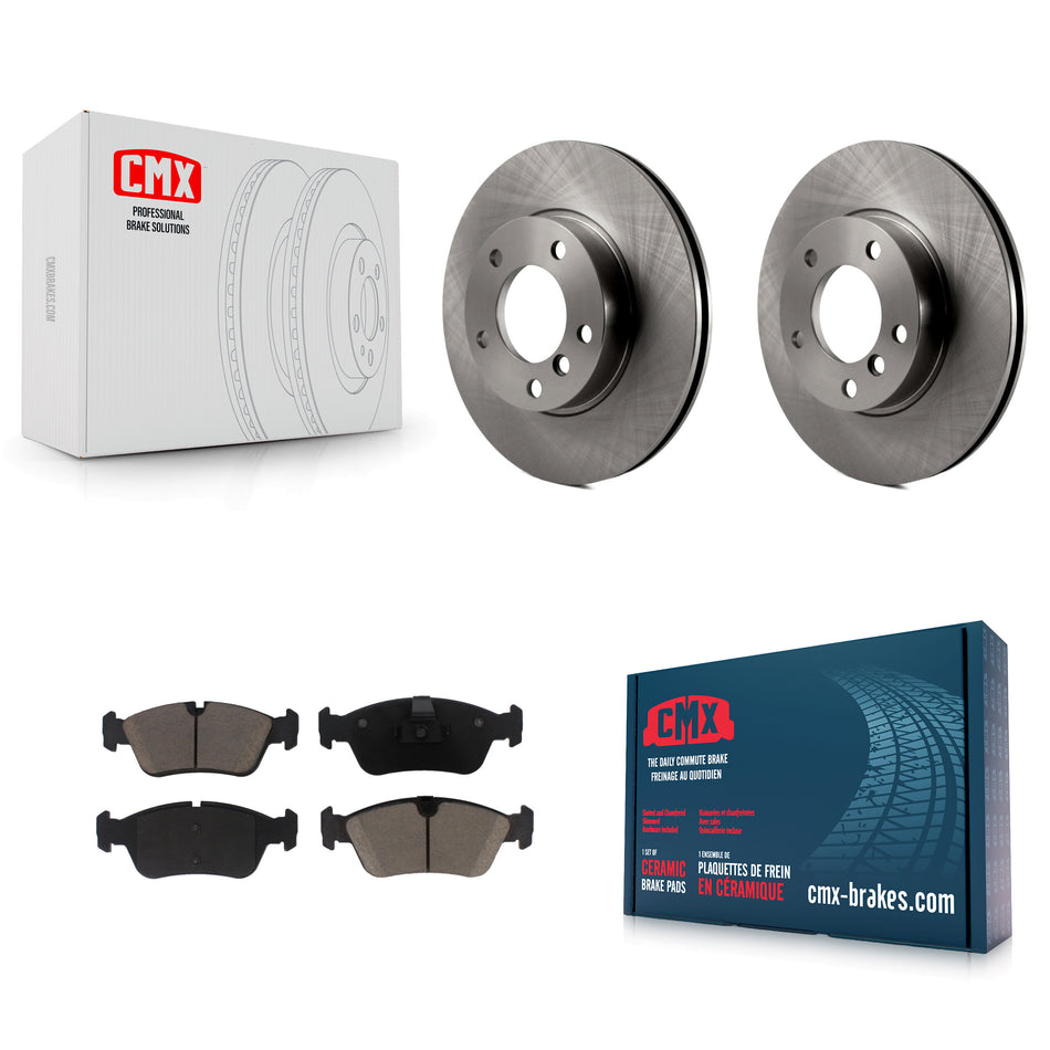 Front Disc Brake Rotors And Ceramic Pads Kit For BMW Z3 Z4 323i 323Ci 328i 318i 323is 328is 318is 320i K8C-100690