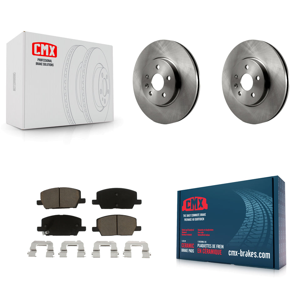 Front Disc Brake Rotors And Ceramic Pads Kit For Chevrolet Trax Buick Encore K8C-100698