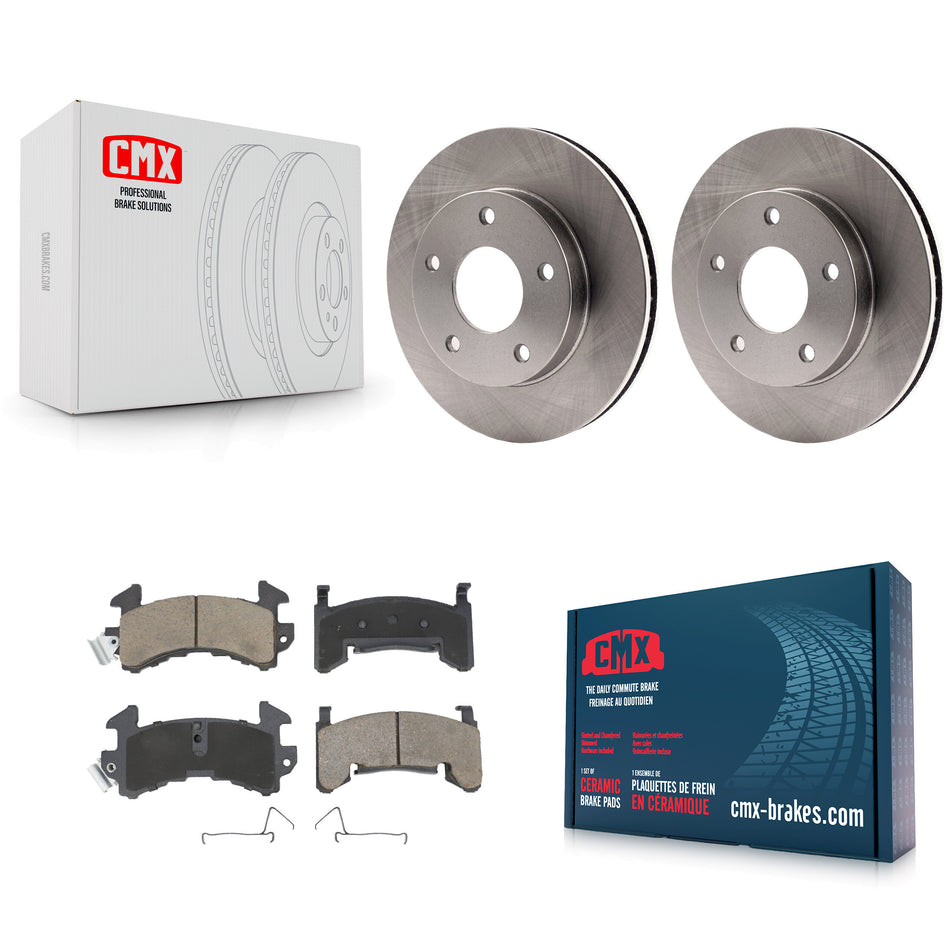 Front Disc Brake Rotors And Ceramic Pads Kit For Chevrolet S10 GMC Sonoma Blazer Jimmy S15 Cadillac Eldorado Oldsmobile Buick Riviera Seville Bravada Toronado Typhoon Syclone K8C-100705