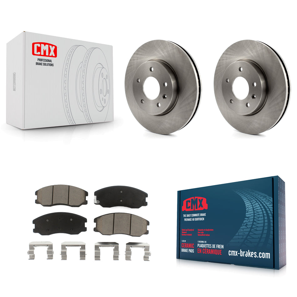 Front Disc Brake Rotors And Ceramic Pads Kit For Chevrolet Equinox Saturn Vue Captiva Sport Pontiac Torrent Suzuki XL-7 K8C-100717