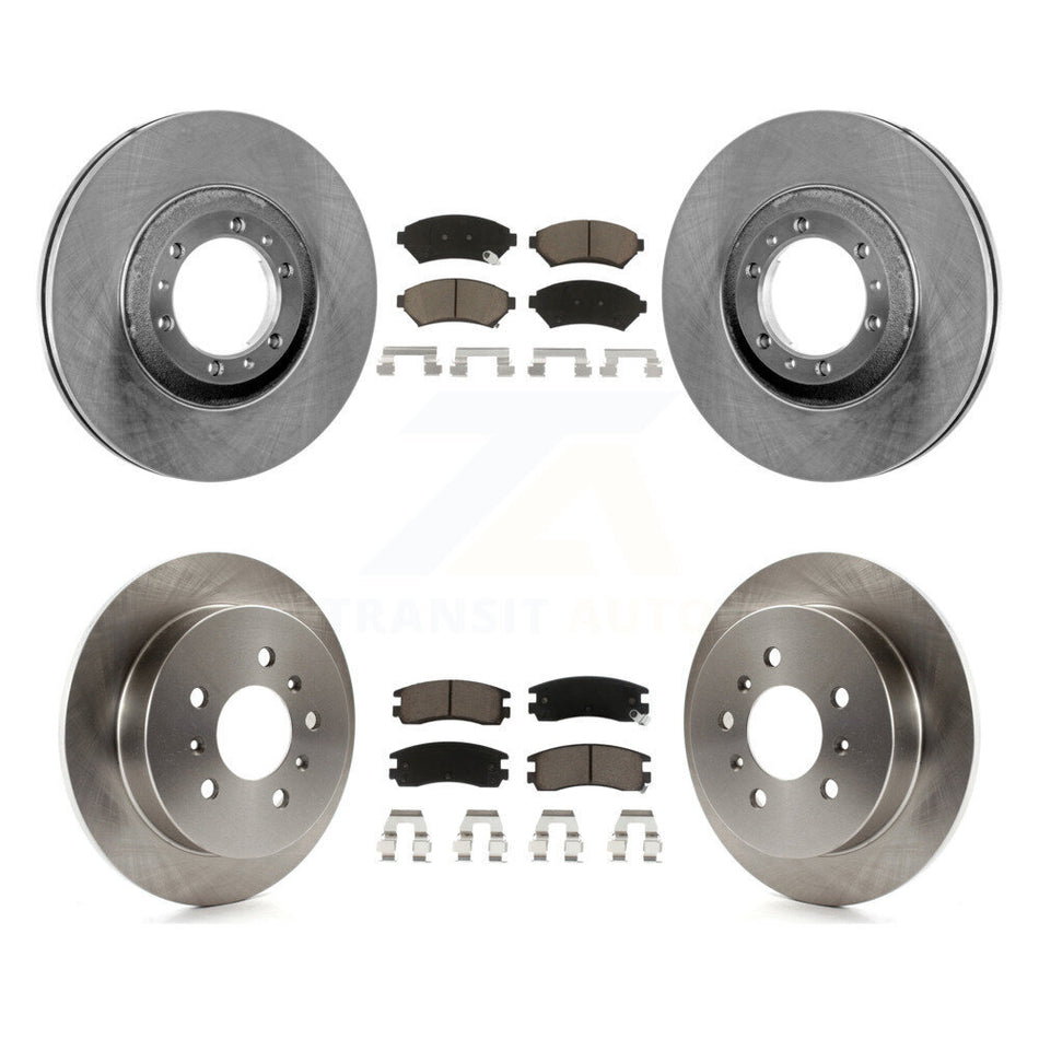Front Rear Disc Brake Rotors And Ceramic Pads Kit For Buick Century Pontiac Grand Prix Chevrolet Venture Regal Oldsmobile Intrigue Montana Trans Sport K8C-100725