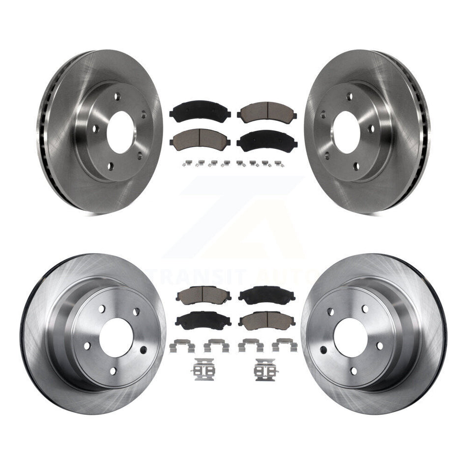 Front Rear Disc Brake Rotors And Ceramic Pads Kit For Chevrolet S10 Blazer GMC Sonoma Jimmy Oldsmobile Bravada Isuzu Hombre K8C-100728