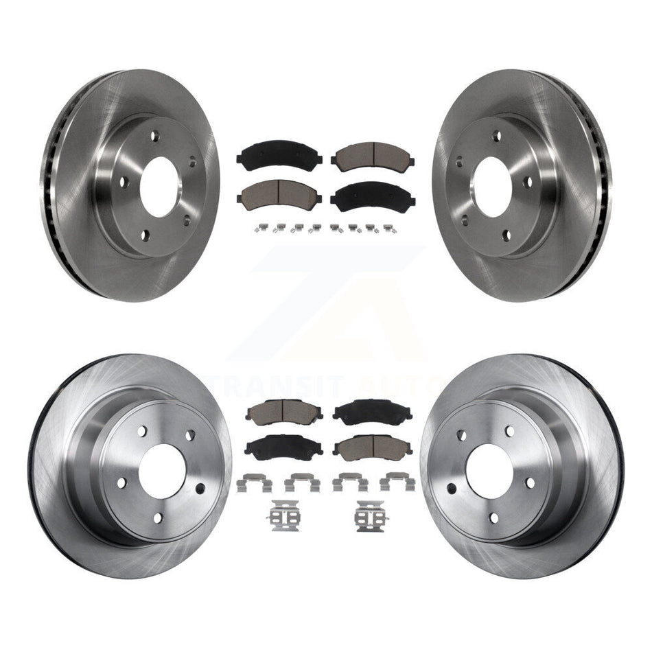 Front Rear Disc Brake Rotors And Ceramic Pads Kit For Chevrolet S10 Blazer GMC Sonoma Jimmy Oldsmobile Bravada Isuzu Hombre K8C-100728