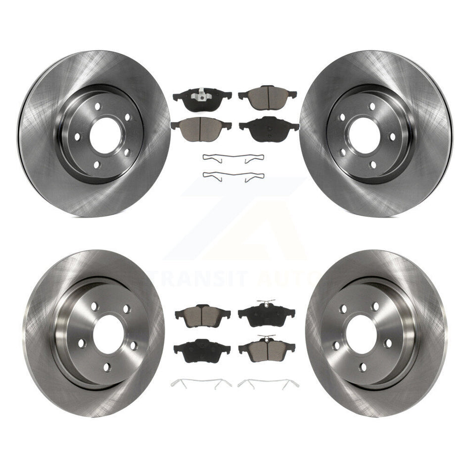 Front Rear Disc Brake Rotors And Ceramic Pads Kit For Volvo S40 C70 C30 V50 K8C-100744