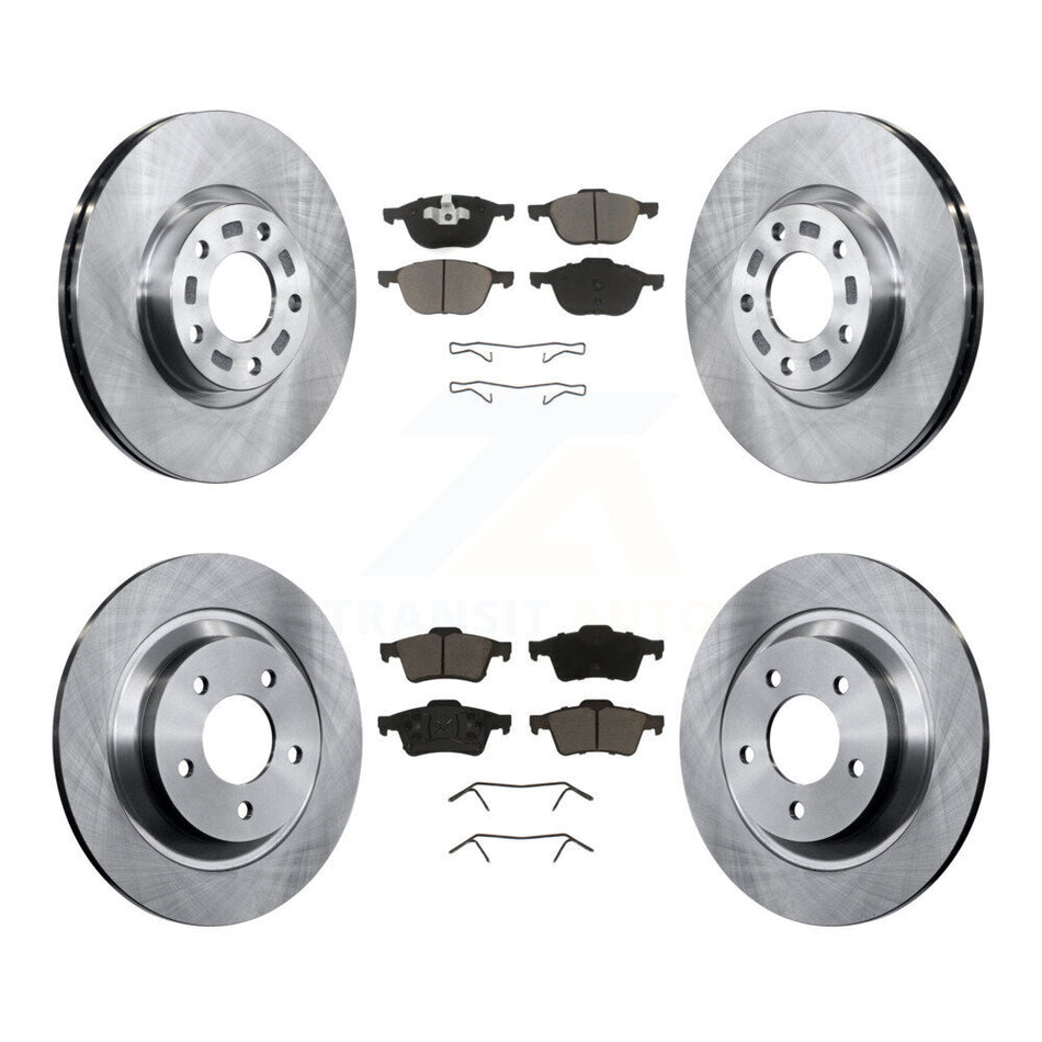 Front Rear Disc Brake Rotors And Ceramic Pads Kit For 2006 Mazda 5 To 02 06 K8C-100759