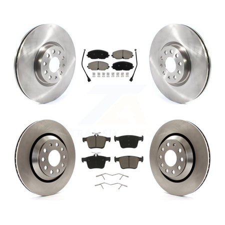 Front Rear Disc Brake Rotors And Ceramic Pads Kit For Volkswagen Atlas Cross Sport K8C-100915